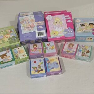 Precious Moments Kids Puzzle Bundle - Pink, Purple, Green, Blue